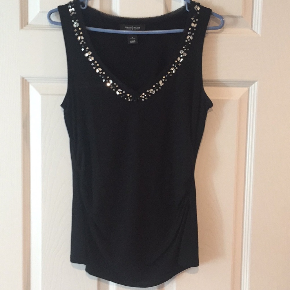 LAST CHANCE White House Black Market Jeweled Top